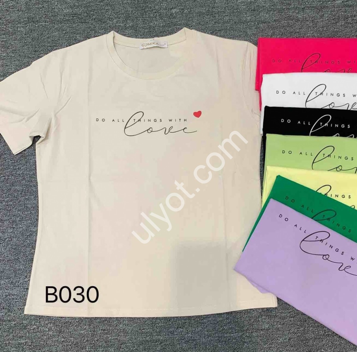 ФУТБОЛКА (ONE SIZE 46-50) МИКС B030