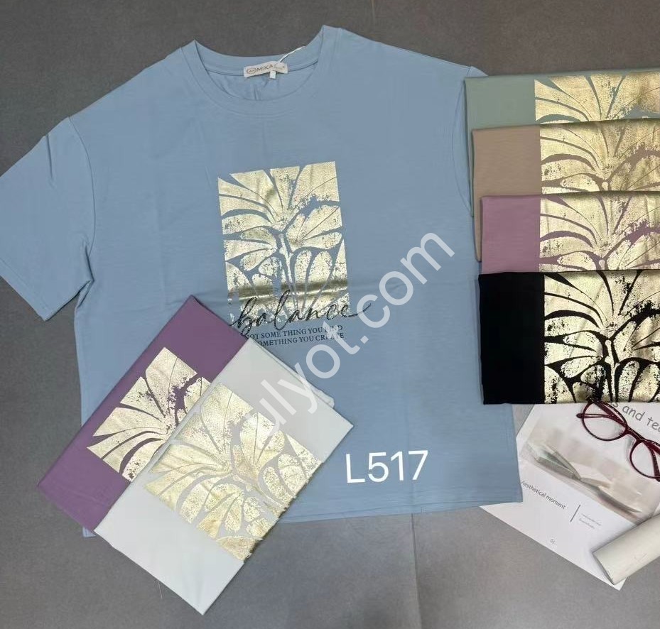 ФУТБОЛКА (ONE SIZE 52-56) МИКС L517