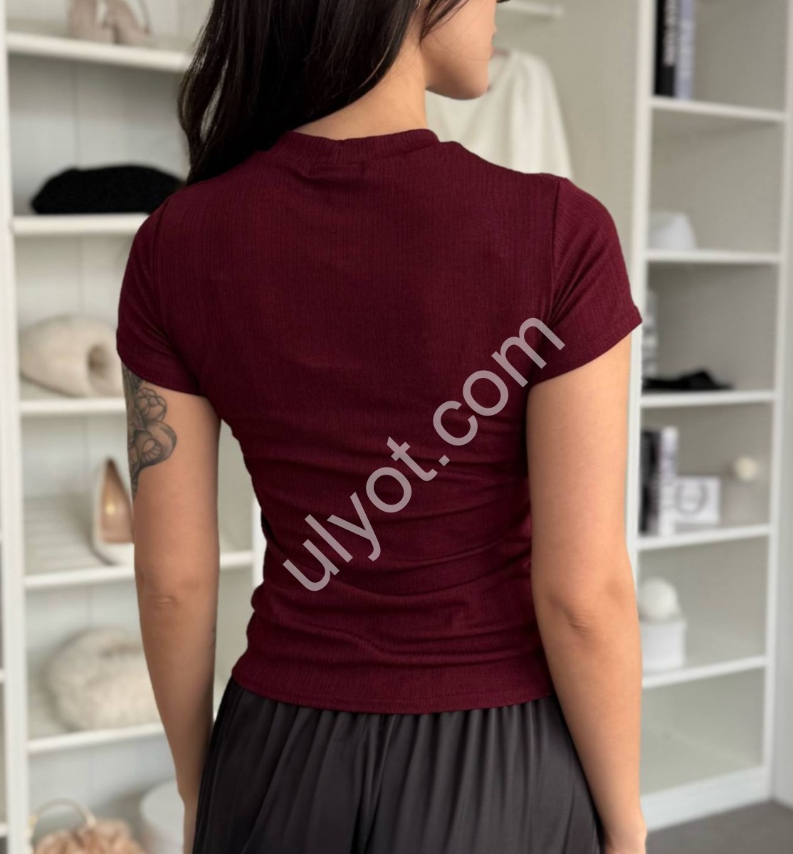 ФУТБОЛКА (42-48) БОРДО 5177