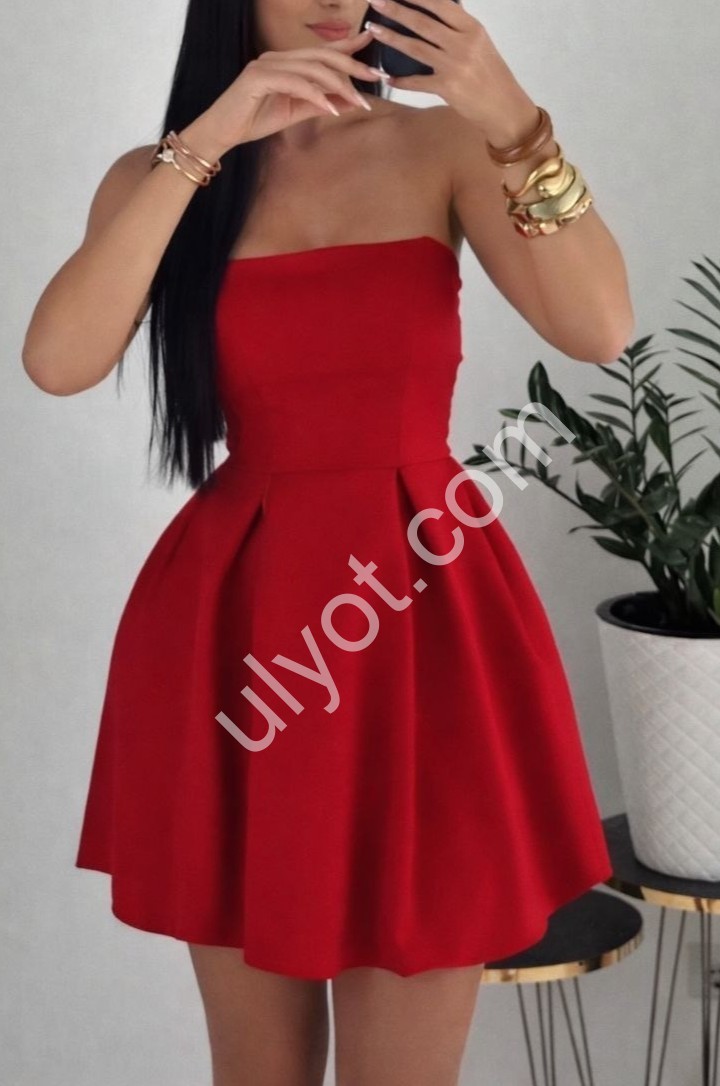 ПЛАТЬЕ (42-48) КРАСНЫЙ 1739