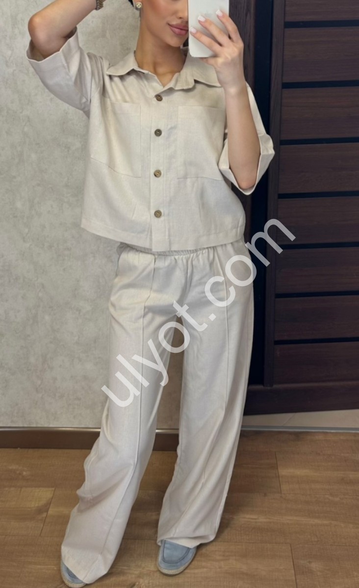 КОСТЮМ (42-48) БІЖ 013