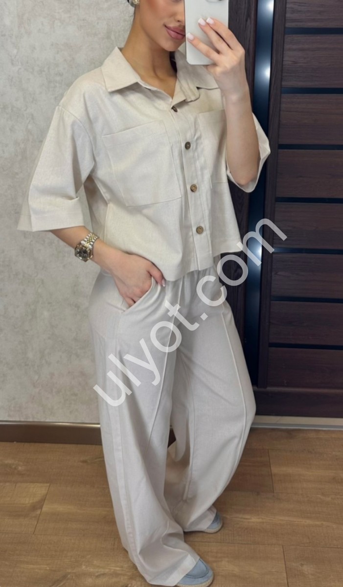 КОСТЮМ (42-48) БІЖ 013