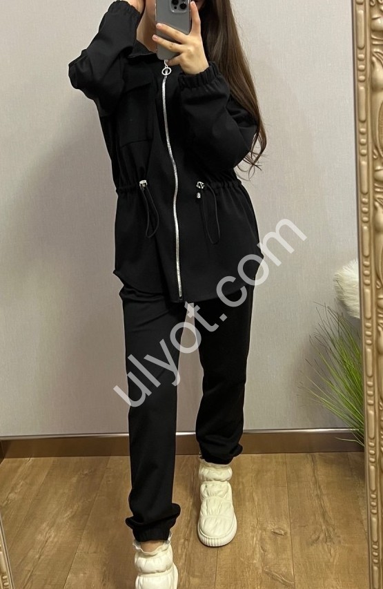 КОСТЮМ (42-52) ЧОРНИЙ 030