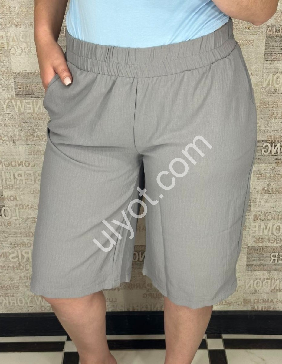 ШОРТЫ (45-58) СВ.СЕРЫЙ 001