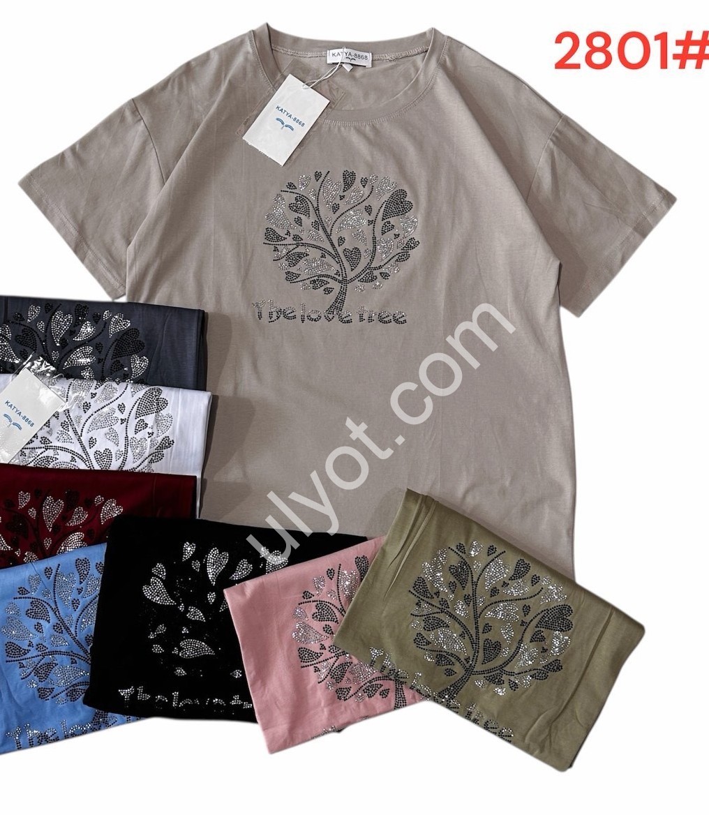 ФУТБОЛКА (ONESIZE 50-54) МИКС 2801