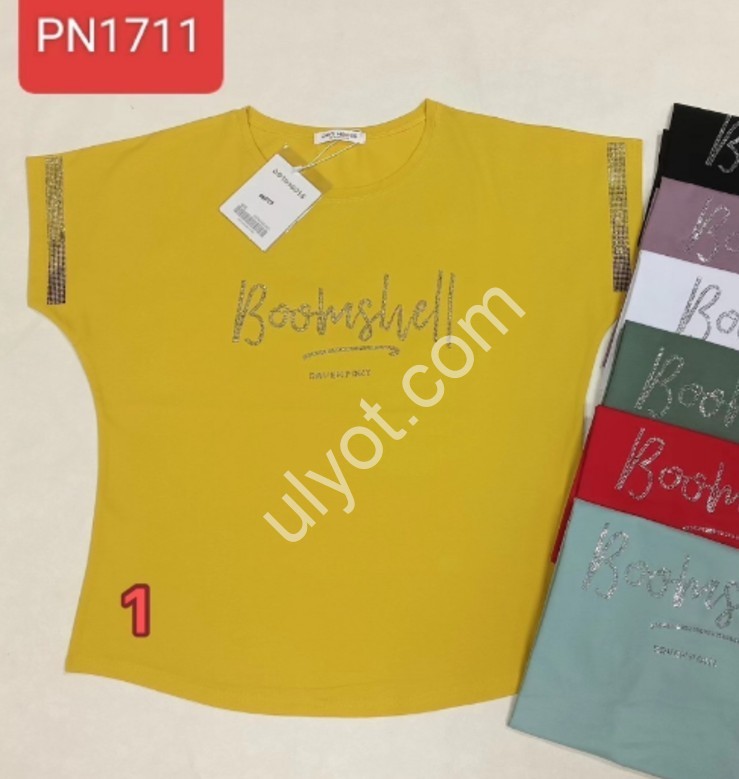 ФУТБОЛКА (ONE SIZE 44-48) МИКС PN01711