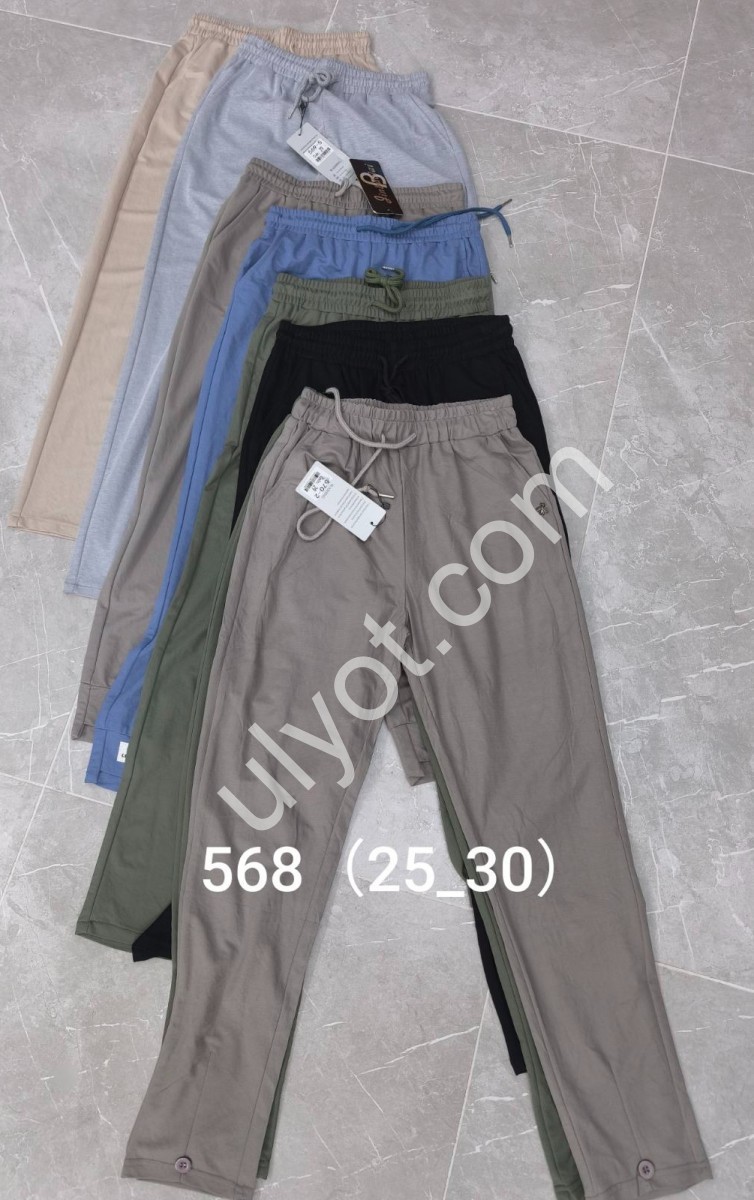 ШТАНЫ (25-30) ПРЯМОЙ МЕЛАНЖ 568