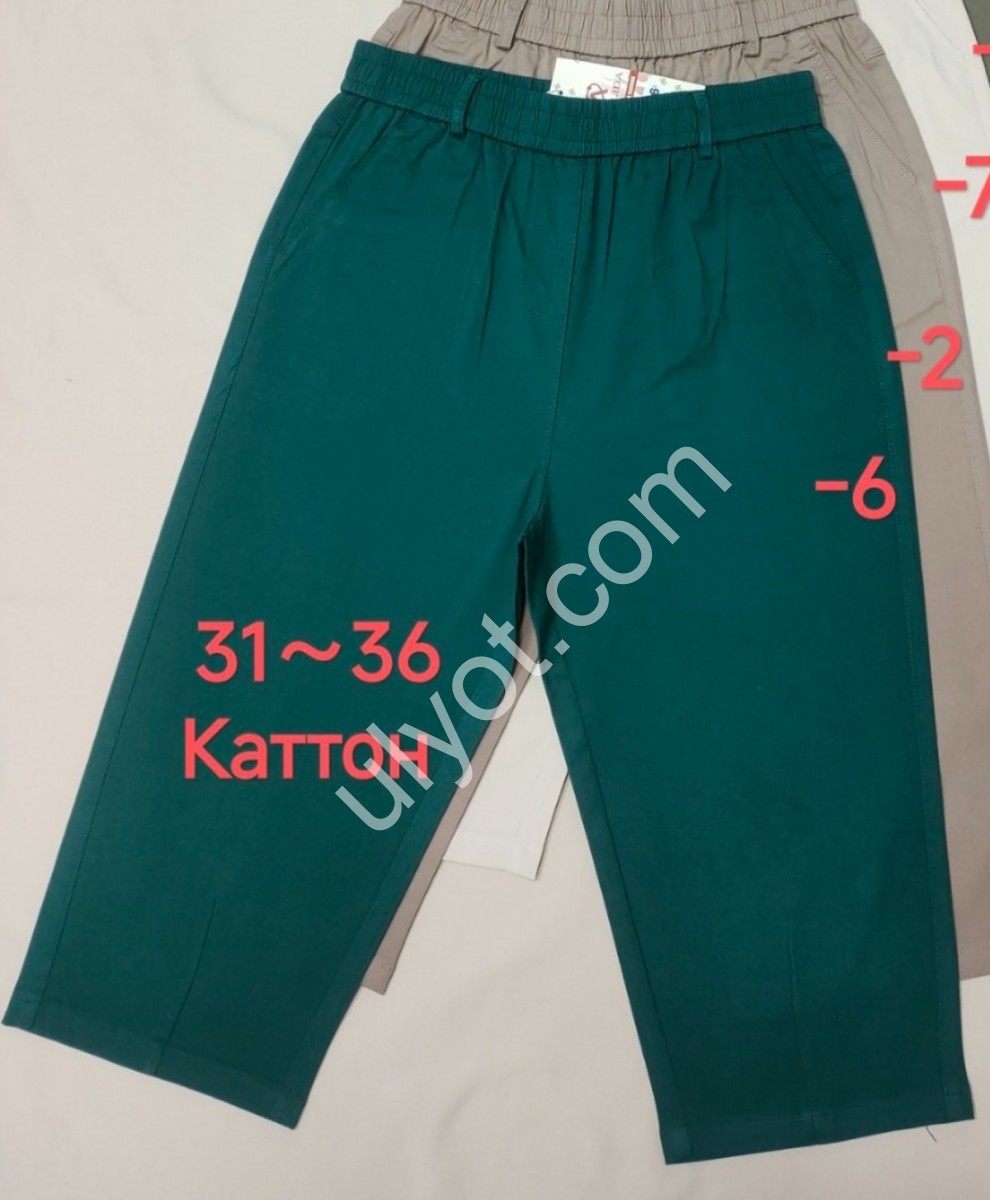 ШОРТЫ (31-36) Т.ЗЕЛЕНЫЙ 1135-6
