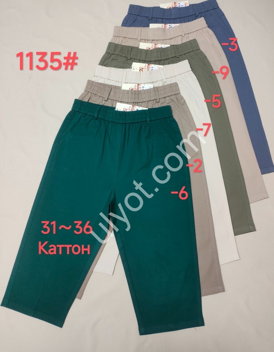 ШОРТЫ (31-36) Т.ЗЕЛЕНЫЙ 1135-6