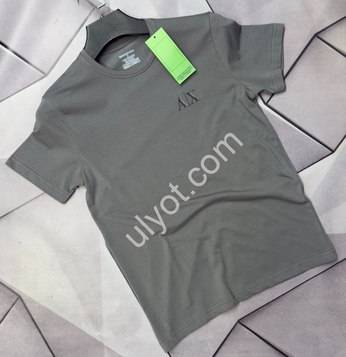 ФУТБОЛКА A07 (S-2XL) СЕРЫЙ 