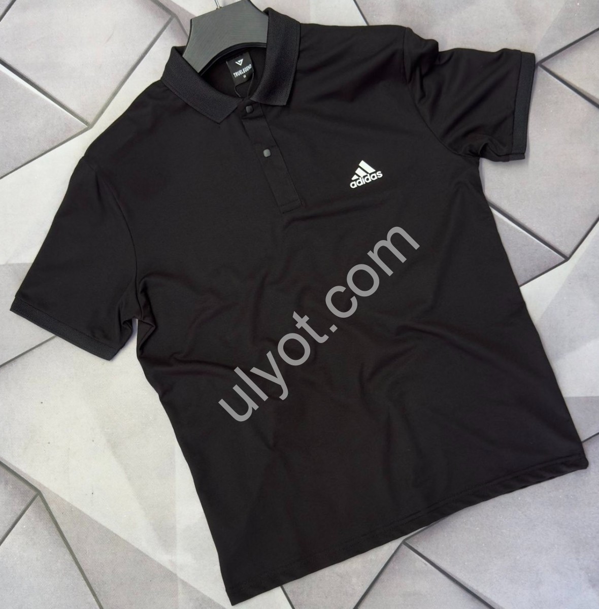 ФУТБОЛКА-ПОЛО A01 (S-2XL) ЧЕРНЫЙ 