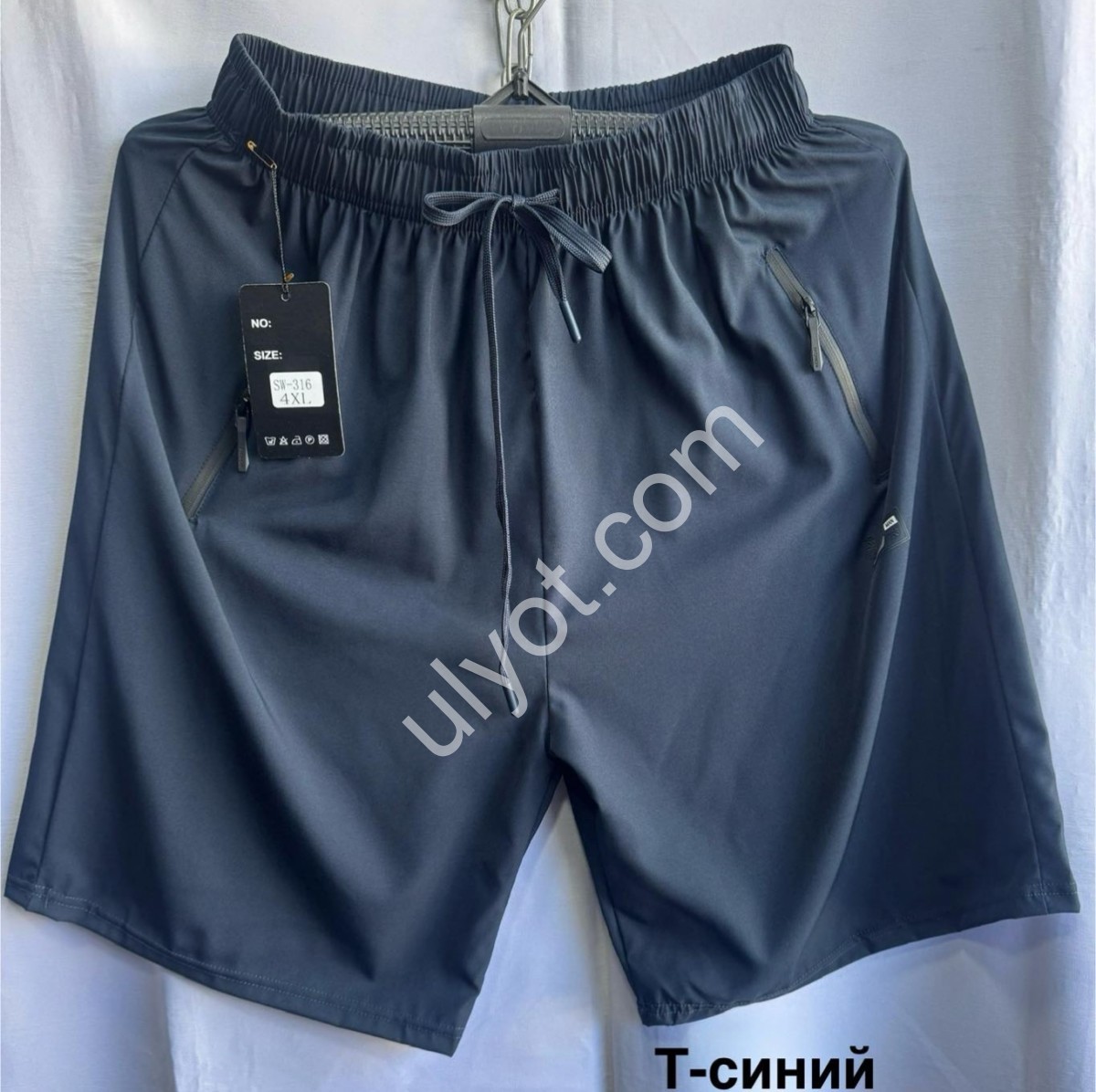 ШОРТЫ (M-3XL) Т.СИНИЙ 306