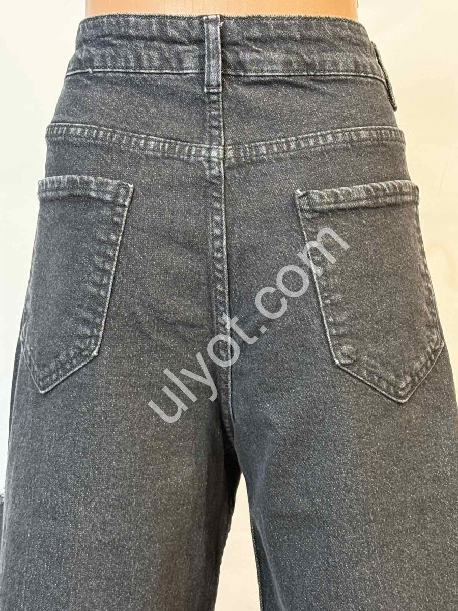 ШОРТИ JEANS DENIM (30-36) Т.СІРИЙ 3365