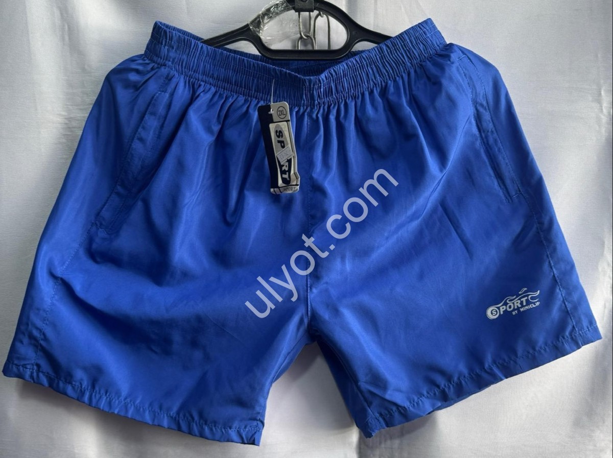 ШОРТЫ (XL-5XL) ГОЛУБОЙ 