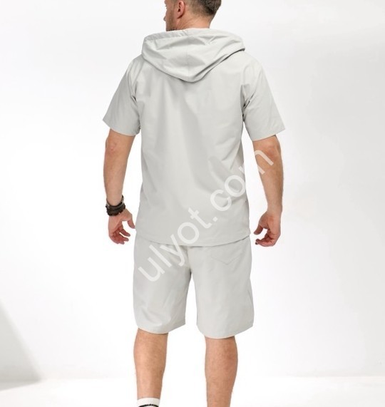 КОСТЮМ AUDSA (M-3XL) СВ.СЕРЫЙ A163