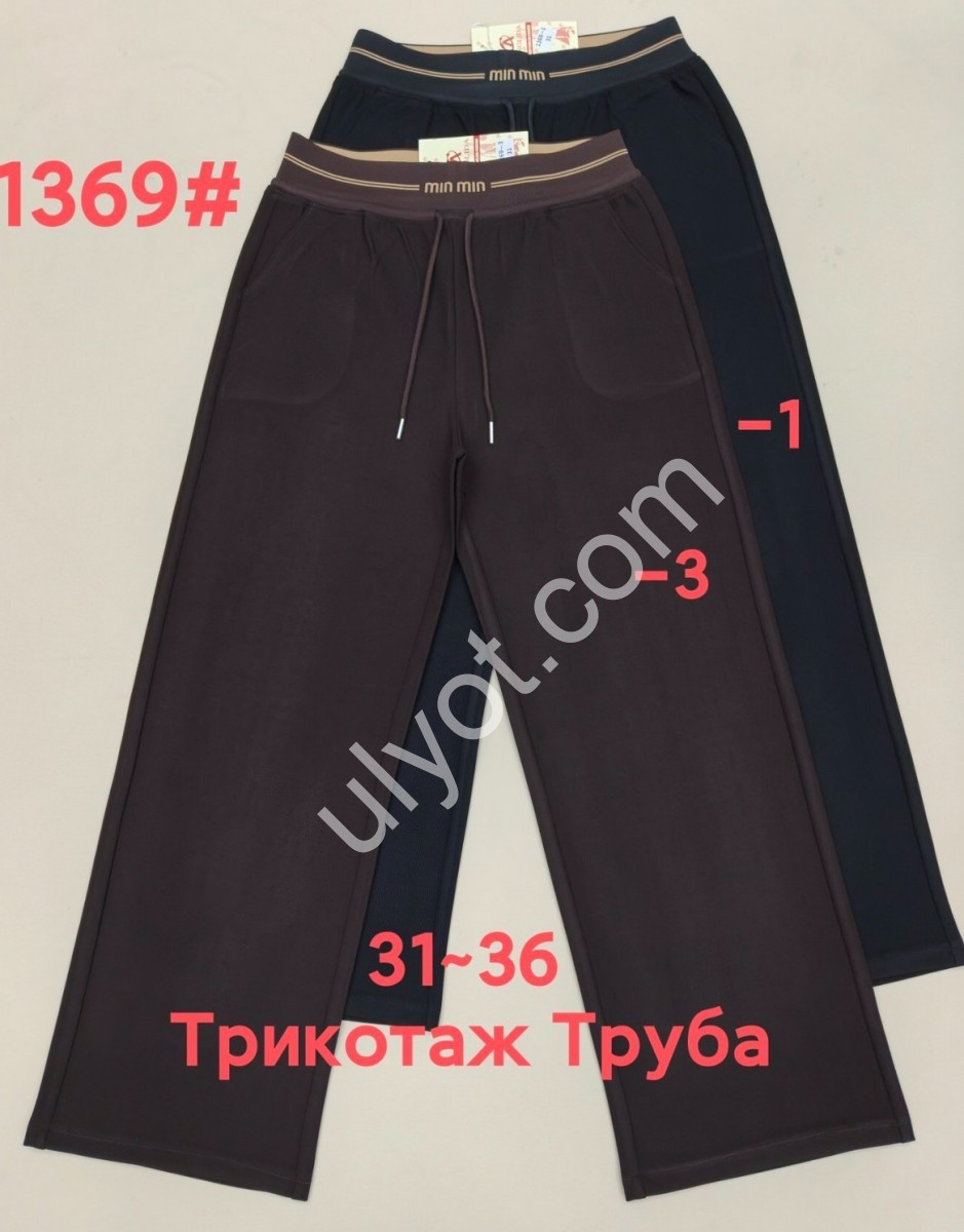 БРЮКИ (31-36) КОРИЧНЕВЫЙ 1369-3
