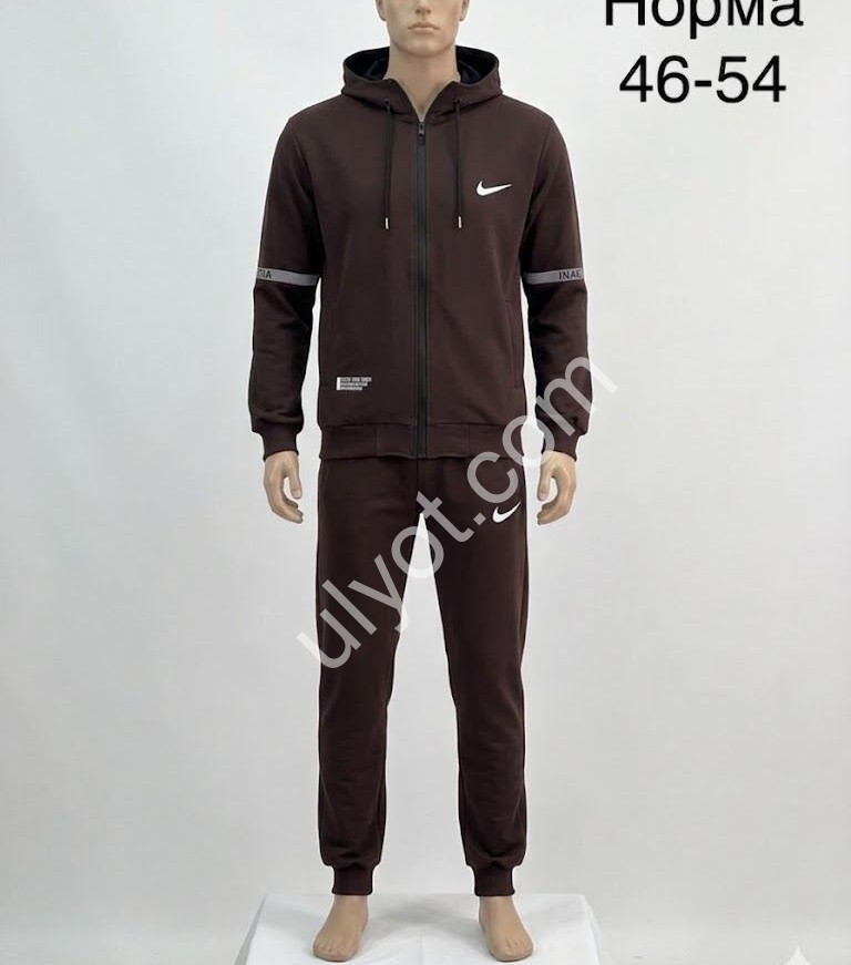 СПОРТ.КОСТЮМ N02 (46-54) МАНЖЕТ КОРИЧНЕВЫЙ 