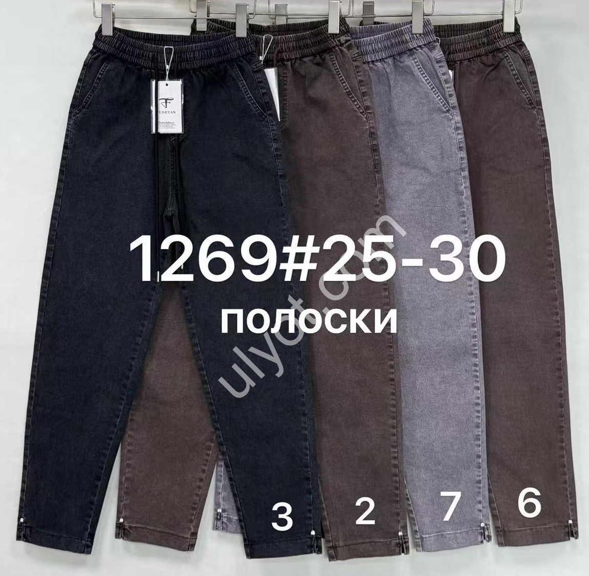 ШТАНЫ (25-30) КОРИЧНЕВЫЙ 1269-2