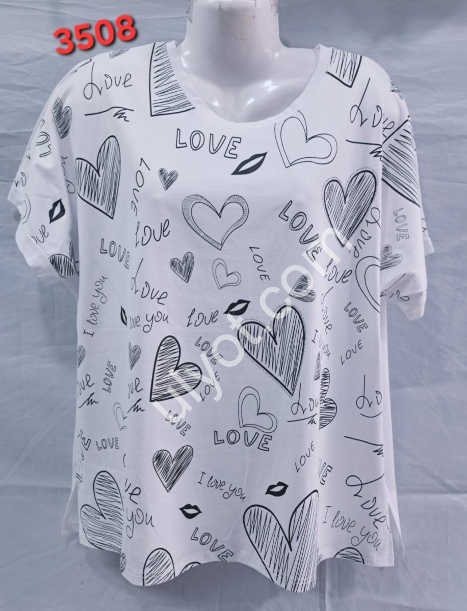 ФУТБОЛКА (ONESIZE 58-60) МИКС 3508