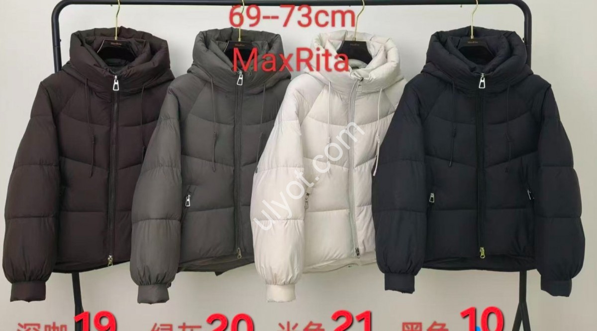 КУРТКА MAX RITA  (S-2XL) ШОКОЛАД 2650-19