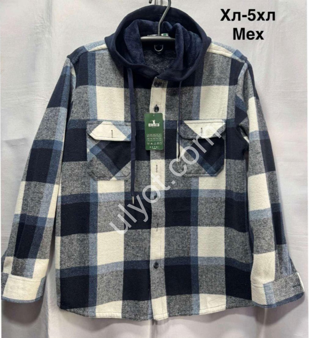 РУБАШКА (XL-5XL) ФЛИС МИКС 1681