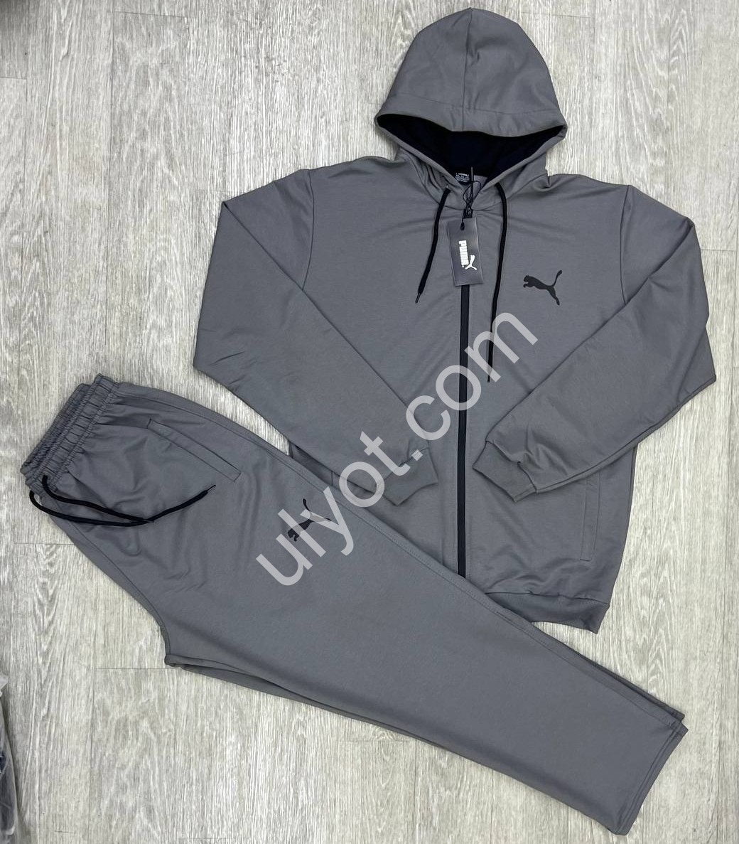 СПОРТ.КОСТЮМ P15 (3XL-7XL) ПРЯМОЙ СЕРЫЙ 252-5