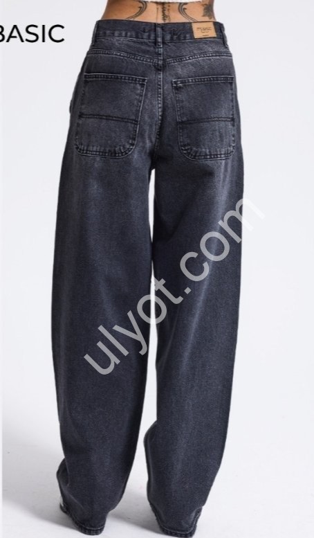 ДЖИНСЫ IT'S BASIC (32-36) ГРАФИТ 3097/17w6/1