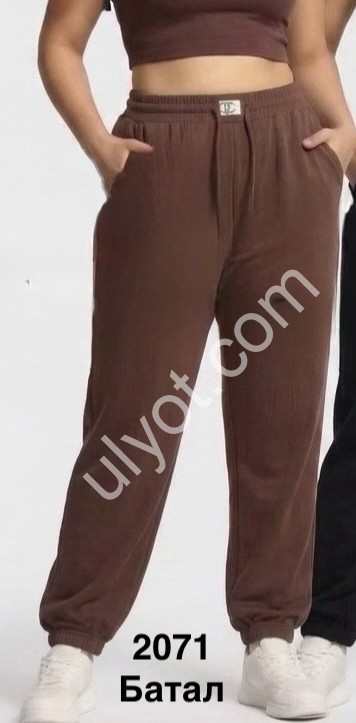 ШТАНЫ (3XL-7XL) МАНЖЕТ ШОКОЛАД 2071