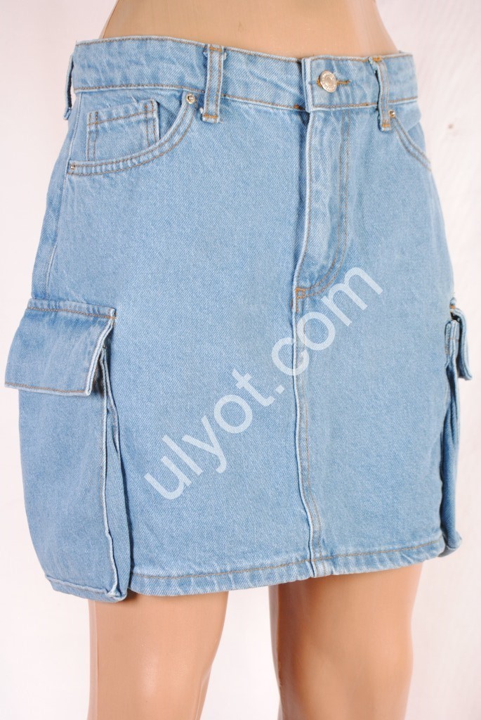 ЮБКА TOP SHOP (XS-L) ГОЛУБОЙ 5144
