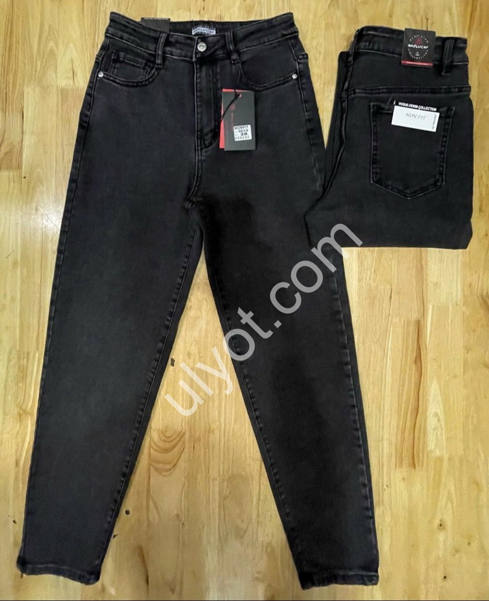 ДЖИНСЫ RELUCKY (28-33) ЧЕРНЫЙ M0616
