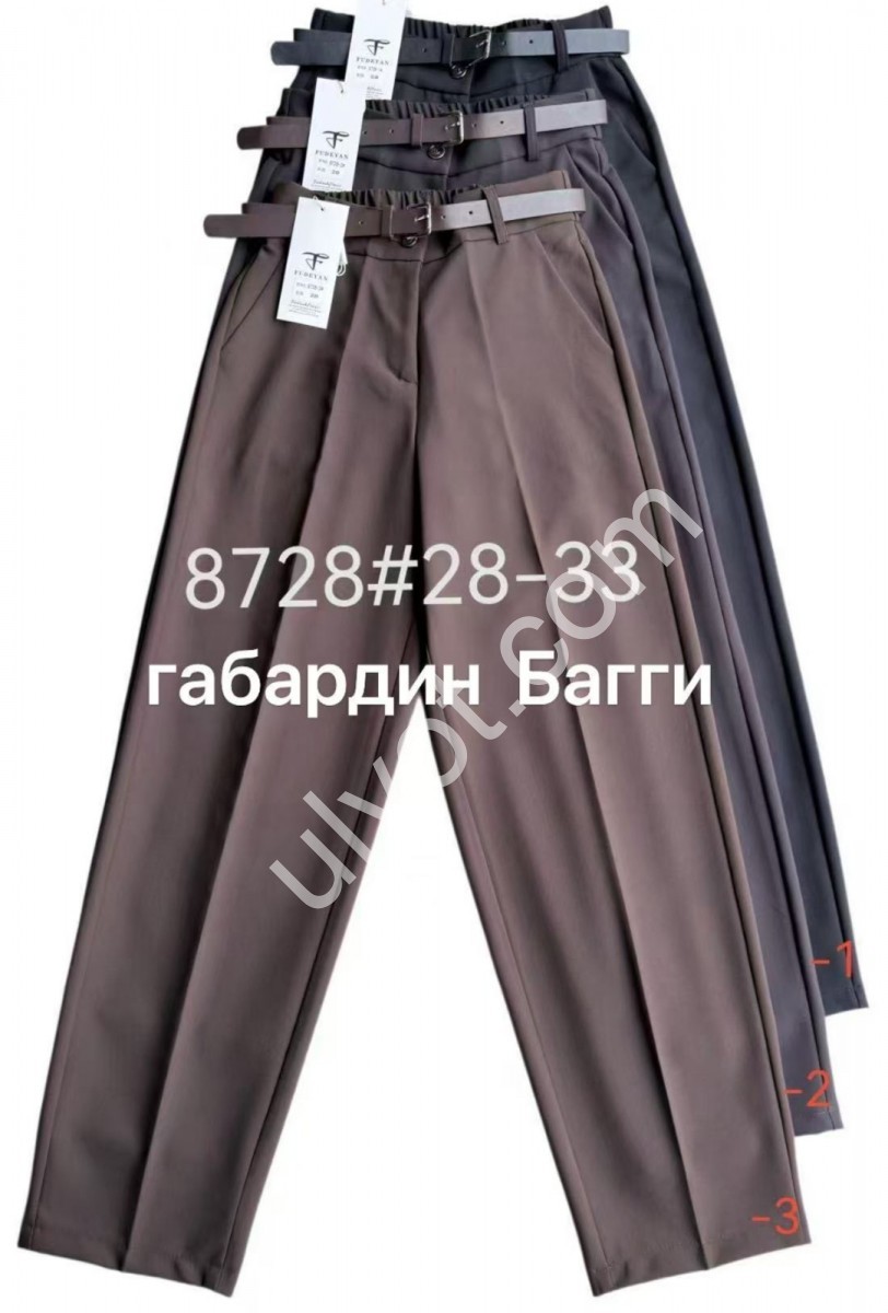 БРЮКИ (28-33) ШОКОЛАД 8728-3