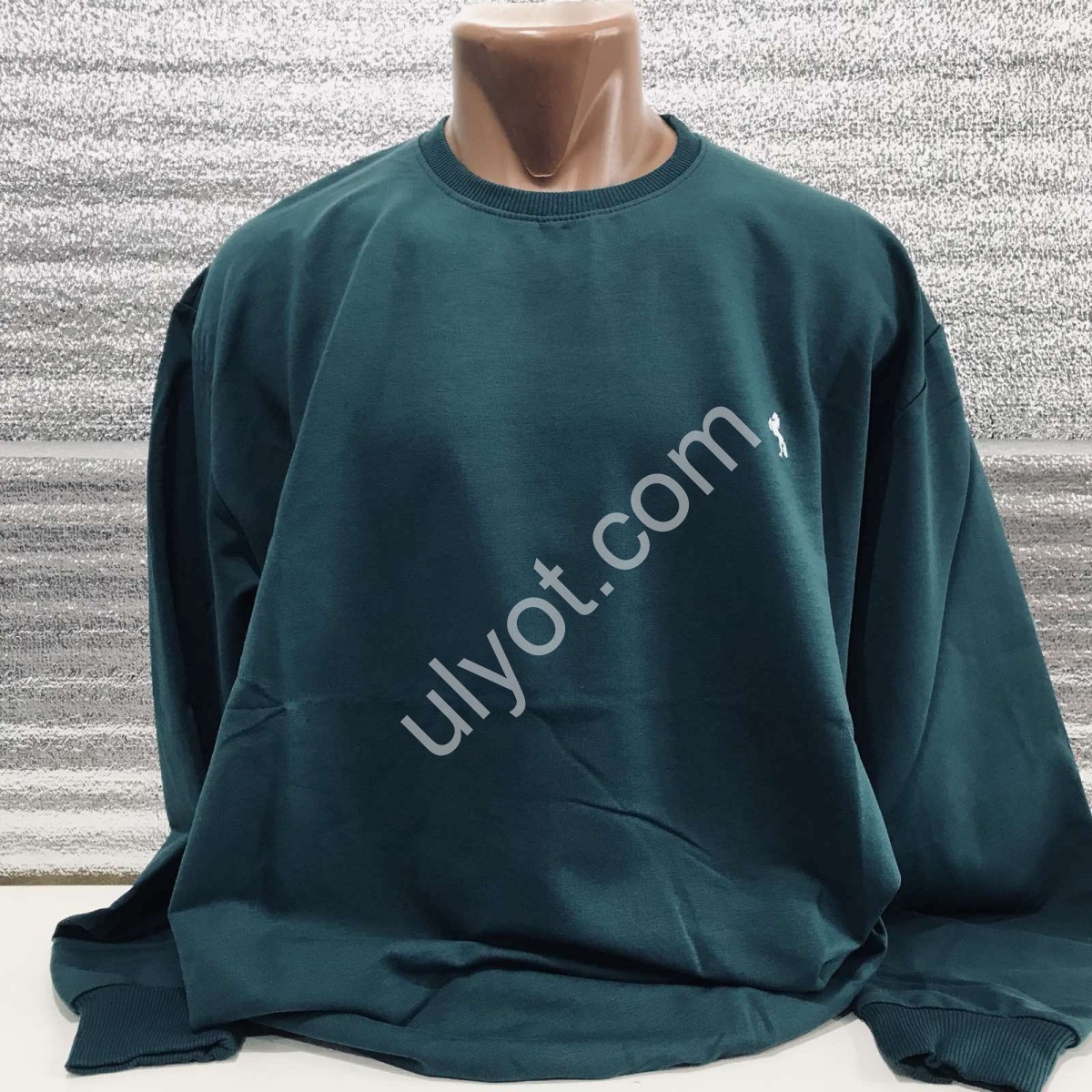 СВИТШОТ ELVIS (4XL-8XL) ЗЕЛЕНЫЙ 