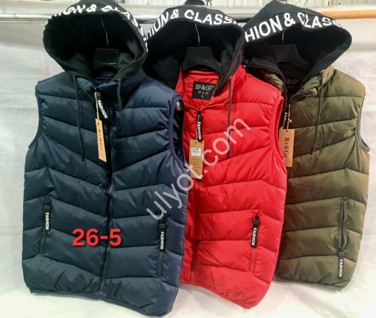 ЖИЛЕТКА (XL-5XL) ЧЕРВОНИЙ 25-6