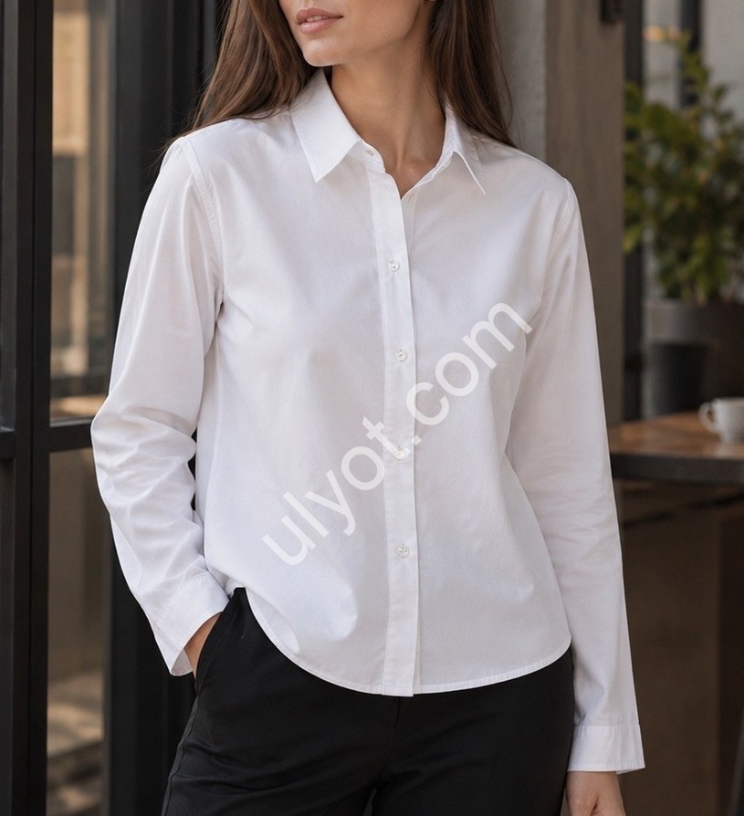 РУБАШКА (S-L) БЕЛЫЙ R3507