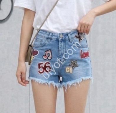ШОРТЫ M SARA (XS-XL) СИНИЙ 3667