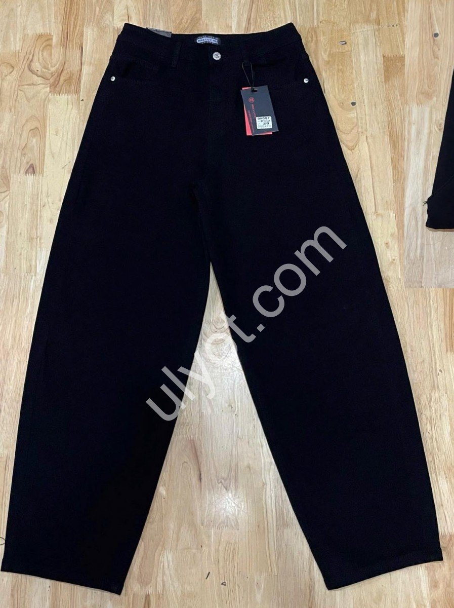 ДЖИНСЫ RELUCKY (28-33) ЧЕРНЫЙ 0181