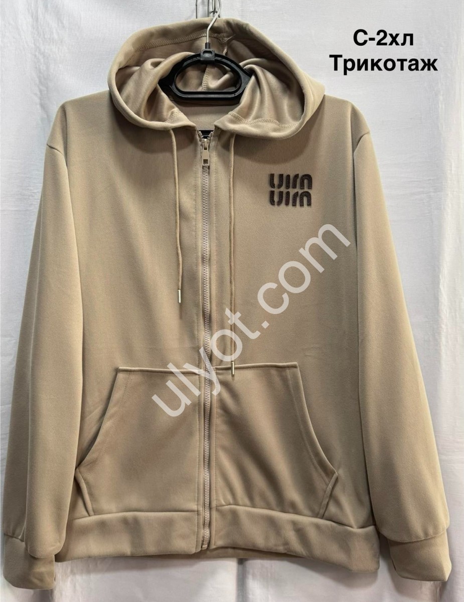 КОФТА ЗМІЙКА (S-2XL) БІЖ 2091