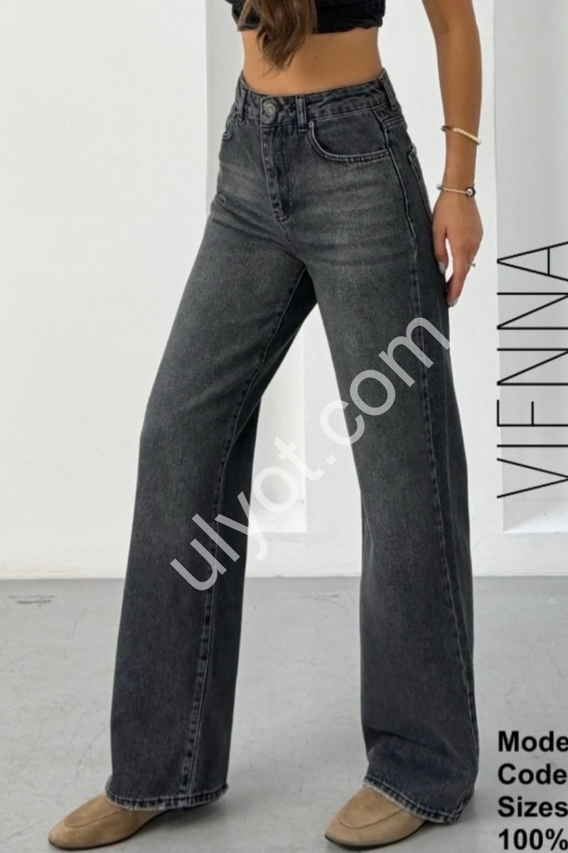 ДЖИНСЫ ZEO BASIC (34-42) СЕРЫЙ 5563