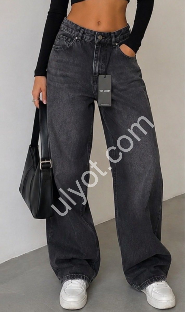 ДЖИНСИ TOP SHOP (25-32) Т.СІРИЙ 2614