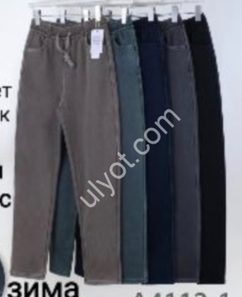 ШТАНЫ (7XL-10XL) МЕХ МИКС 4112-1