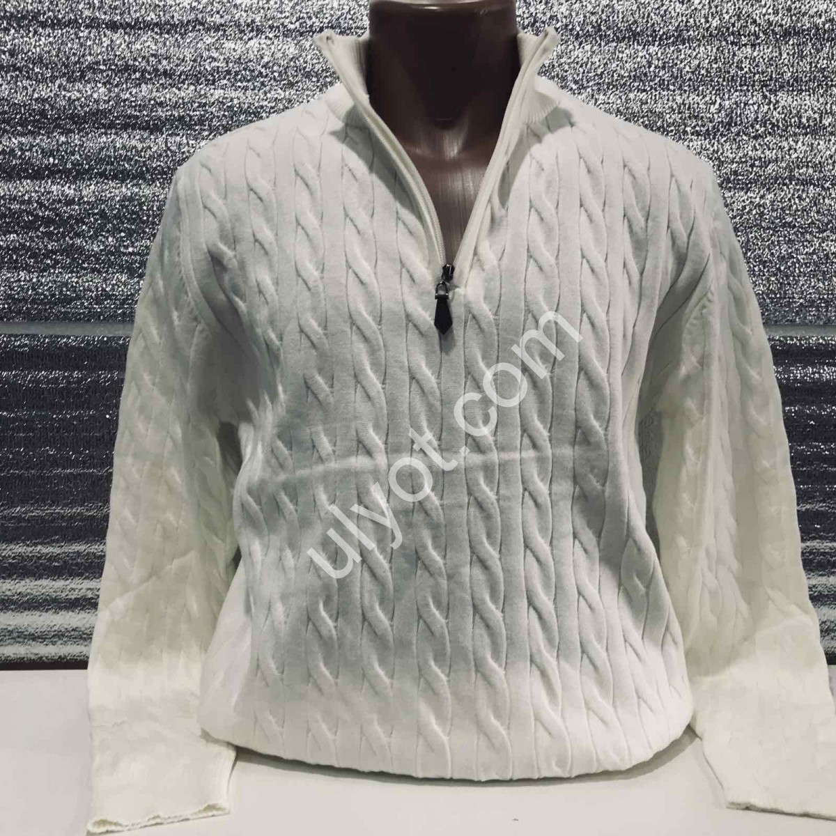 СВИТЕР MJ (M-2XL) МОЛОЧНЫЙ 131