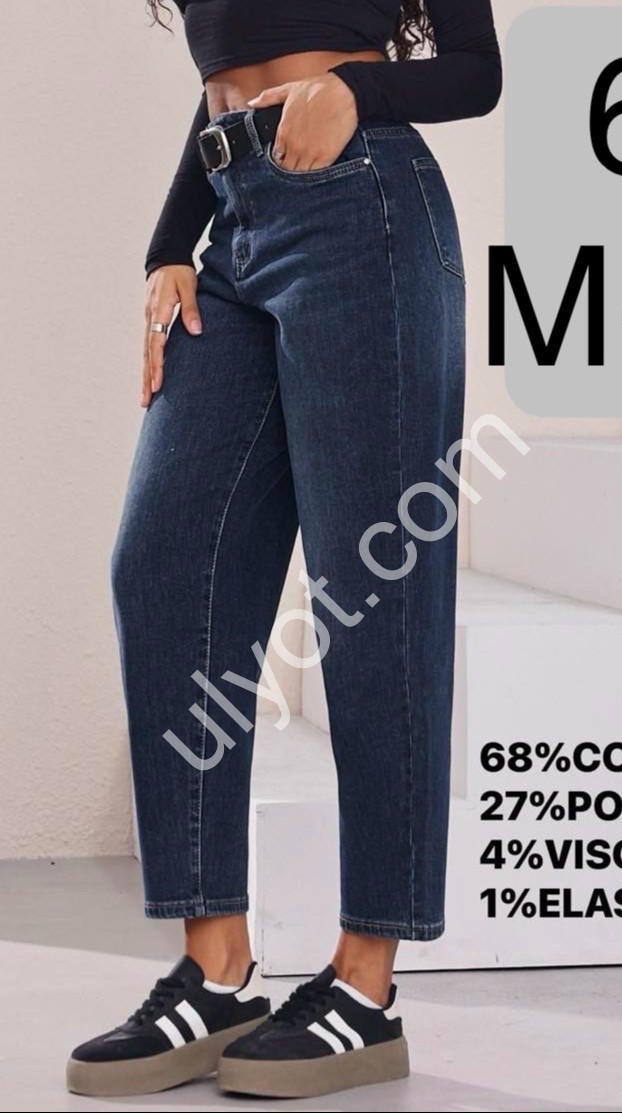 ДЖИНСИ M.SARA (M-4XL)Т.СИНІЙ 631