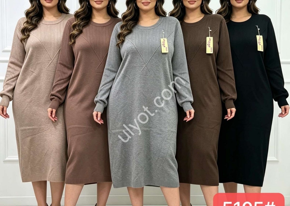ПЛАТЬЕ (ONE SIZE 48-54) МИКС 5105