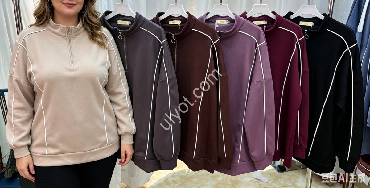 СВИТШОТ (ONE SIZE 54-58) МИКС 557