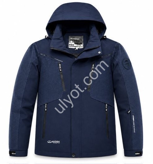 КУРТКА AUDSA (M-3XL) Т.СИНІЙ 26005