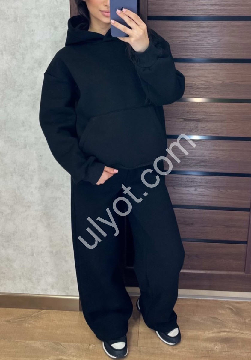КОСТЮМ (42-50) ЧОРНИЙ 048