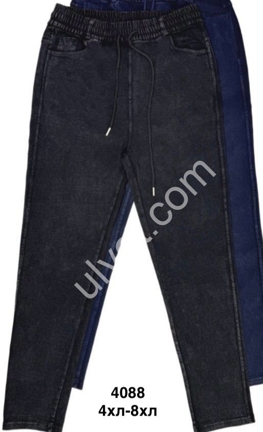 ШТАНЫ (4XL-8XL) ЧЕРНЫЙ 4088