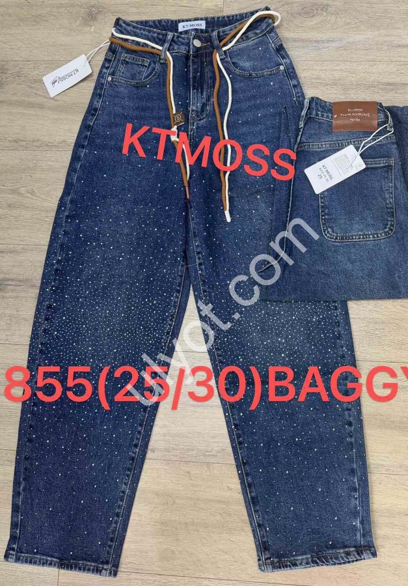 ДЖИНСЫ KT.MOSS (25-30) СИНИЙ 855