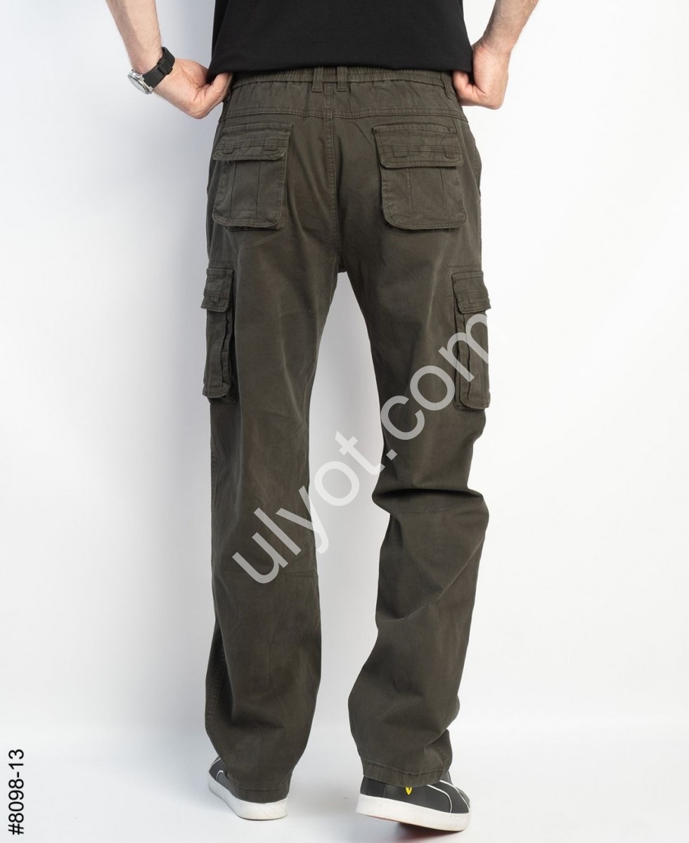 ШТАНИ (32-40) КАРГО ХАКІ 8098-13
