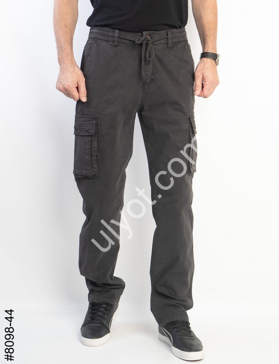 ШТАНИ (32-40) КАРГО Т.СІРИЙ 8098-44